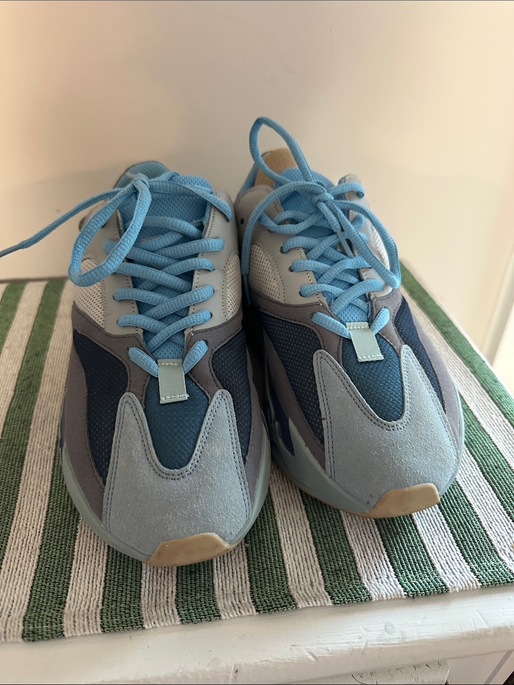 adidas YEEZY Women’s 7.5 Boost 700 sneakers light blue